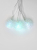 Гирлянда сд с контроллером шарики ULD-S0280-020-DTA RGB IP20 BALLS 20д 2,8м RGB провод прозрачный