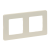 INSPIRIA Слоновая кость Рамка - 2 поста Legrand