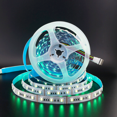 Сд лента МУЛЬТИКОЛОР 5в1 20Вт SMD5050-60LED-12mm 1350Lm 12V IP33 RGBWWW RGB+3000-6000K Oreol