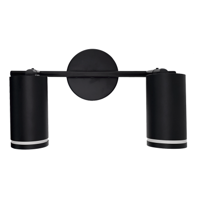 Спот поворотный ДВОЙНОЙ под лампу GU10 Led Spot 105 300x120x95mm ЧЕРНЫЙ Oreol