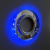 Точечный Светильник OREOL Crystal 6013 Зеркальное Стекло 90/60mm под лампу MR16 Белый+Cиний