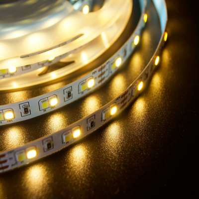 Сд лента CCT 10Вт 12V SMD2835-120LED 980Lm IP33 3000-4000-6500K с регулируемой цветовой температурой Oreol