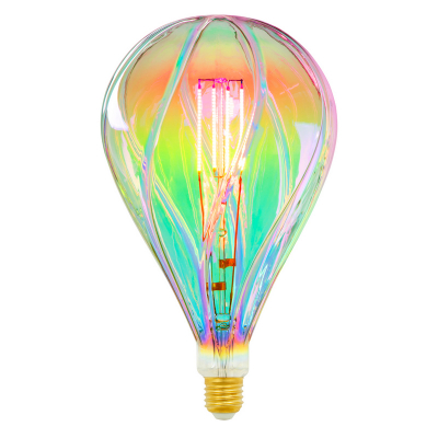 Лампа светодиодная Soho LED-SF31-5W/SOHO/E27/CW RAINBOW GLS77RB радужная Uniel