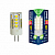 Лампа светодиодная LED-JC-220/3W/G4/CL 3000К прозрачная Uniel 4690485129219