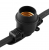 UDL-K110 40/E27/10M IP65 BLACK BELT-LIGHT Гирлянда Белт-лайт, 10 м + 1,5м сетевой шнур. 40
