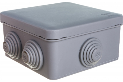 Коробка распределительная открытой установки 100X100X50, 6 сальников IP55 Systeme Electric