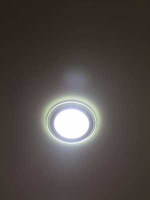 Светильник встраиваемый OREOL Glass Rlp 18W-5м² 165/200mm 6000K круг (20/кор)