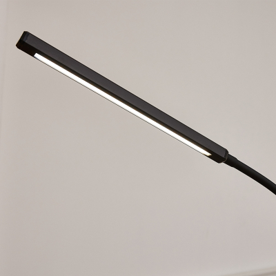 Торшер напольный светодиодный ULM-T619 10W/3000-6500K/DIM BLACK 10W с регулировкой наклона сенсорный выключатель диммер черный ТМ Uniel