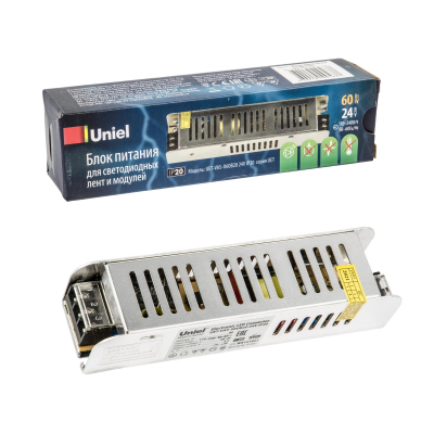 Блок питания UET-VAS-060B20 24V IP20 60Вт металлический корпус TM Uniel