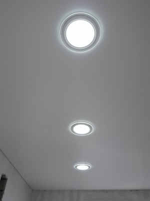 Светильник встраиваемый OREOL Glass Rlp 18W-5м² 165/200mm 6000K круг (20/кор)