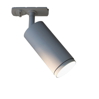 Светильник ТРЕКОВЫЙ под лампу GU10 Led Spot 019 БЕЛЫЙ ø55*H113мм Oreol