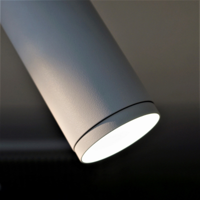Светильник ТРЕКОВЫЙ под лампу GU10 Led Spot 019 БЕЛЫЙ ø55*H113мм Oreol
