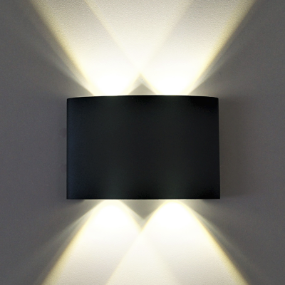 Светильник светодиодный настенный LINZA 220BK 4W-Сree 4000K 130*85*55mm IP54 черный OREOL 