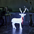 Фигура светодиодная «Олень-1» ULD-M6393-200/STA WHITE IP20 DEER-1 200д размер 63*36*93 см свет белый