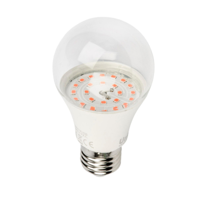 Фитолампа светодиодная LED-A60-9W/SP/E27/CL спектр для рассады и цветения Uniel