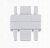 Коннектор шинопровода прямой SC-1W-TL белый серии TOP-LINE IN HOME