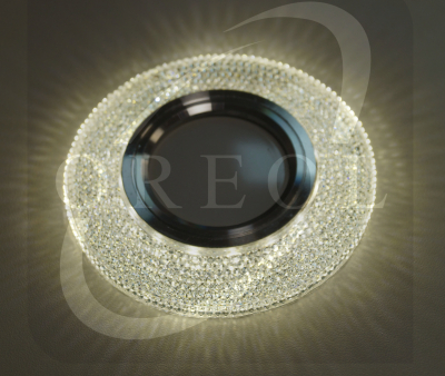Точечный Светильник OREOL Crystal 8163 93/60mm под лампу MR16 Белый