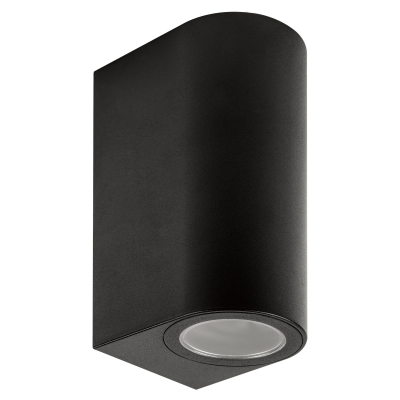 Светильник уличный UUL-P52A 2х6W-GU10 IP65 BLACK под две лампы GU10 архитектурный накладной корпус черный TM Uniel