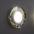 Точечный Светильник OREOL Crystal 6013 Зеркальное Стекло 90/60mm под лампу MR16 Белый+Cиний