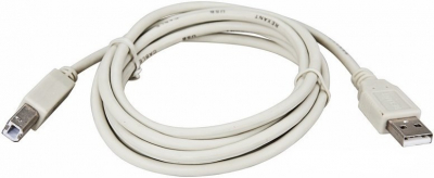 Кабель USB (шт. USB B - шт. USB A) 1.8 метра, серый REXANT