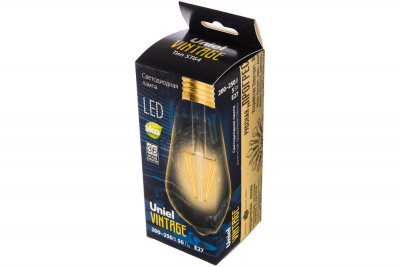 Лампа светодиодная Vintage Форма «конус» золотистая колба LED-ST64-5W/GOLDEN/E27 GLV22GO ТМ Uniel
