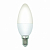 Лампа светодиодная LED-C37-7W/4000K/E14/FR/SLS форма "свеча" матовая 4000K ТМ Volpe