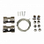 Подвес для монтажа магнитного шинопровода UFB-H50/35 SILVER SET02 в наб из 2 шт 2м сереб ТМ Uniel