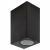 Светильник уличный UUL-P42A 2х6W-GU10 IP65 BLACK под две лампы GU10 архитектурный накладной корпус черный TM Uniel