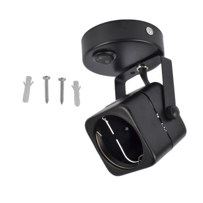 Светильник БРА декоративный накл серии Sotto DLC-S613 GU10/B BLACK GU10 выключатель на корп, черный