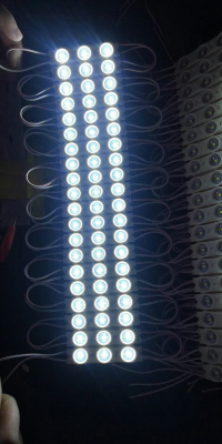 Модуль светодиодный с линзой 170гр. 2835/3LED 1.5Вт 200Лм 12V IP67 13000K Белый Холодный Oreol