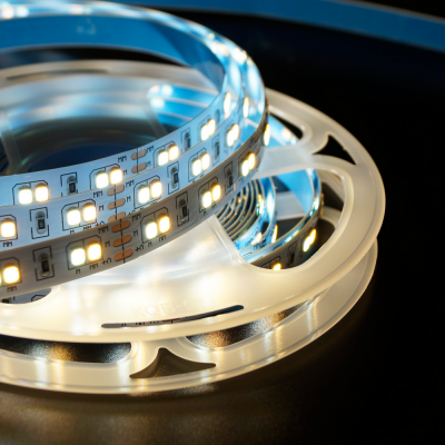 Сд лента CCT 10Вт 12V SMD2835-120LED 980Lm IP33 3000-4000-6500K с регулируемой цветовой температурой Oreol