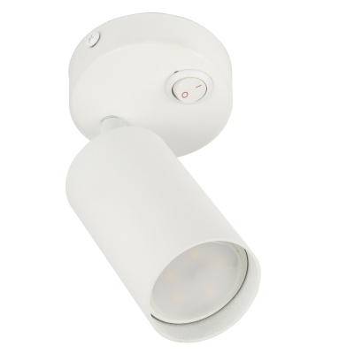 Светильник БРА декоративный накл серии Sotto DLC-S620 GU10/B WHITE GU10 выключ на корп металл белый